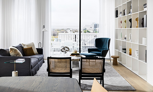 George and Powlett Living Room